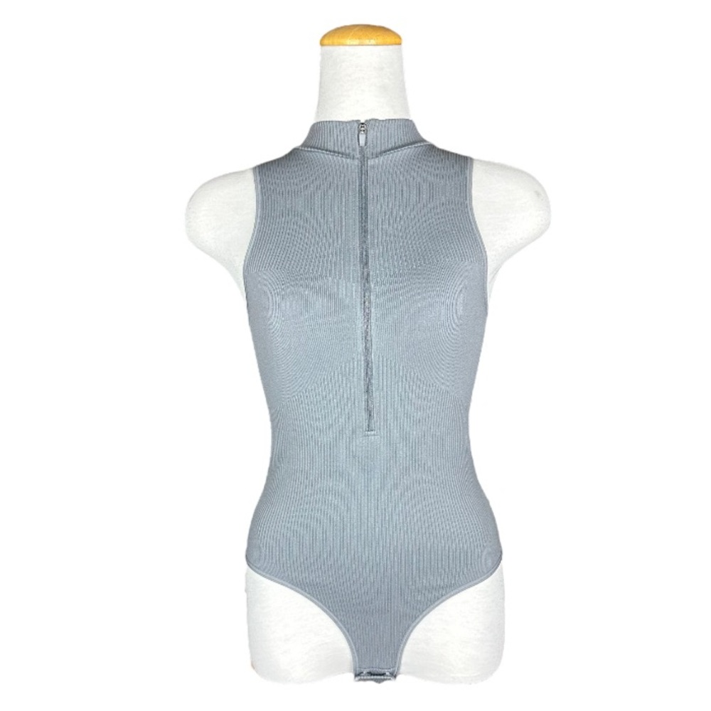 NWT GARAGE zip up sleeveless bodysuit | size XS